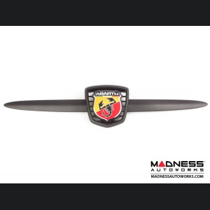 FIAT 500 ABARTH Front Emblem - Matte Gray Finish - 595 Edition, F5AFE-MG595